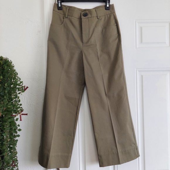 Zara Pants - Zara Woman Olive Green Chinos